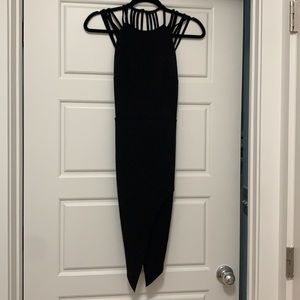 Strappy little black dress